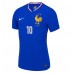 Camisa de time de futebol França Kylian Mbappe #10 Replicas 1º Equipamento Europeu 2024 Manga Curta